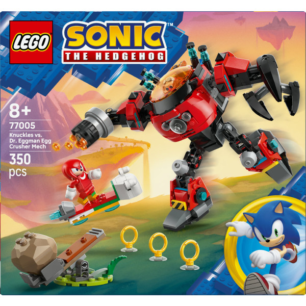 Фото - Конструктор LEGO  Sonic Knuckles против Dr. Eggman Egg Crusher Mech (77005)