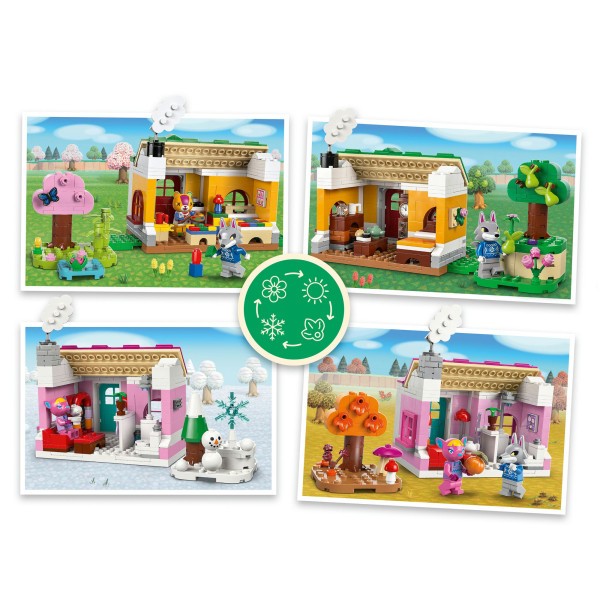 Фото - Конструктор LEGO Animal Crossing Творческие дома: сезоны развлечений (77057)