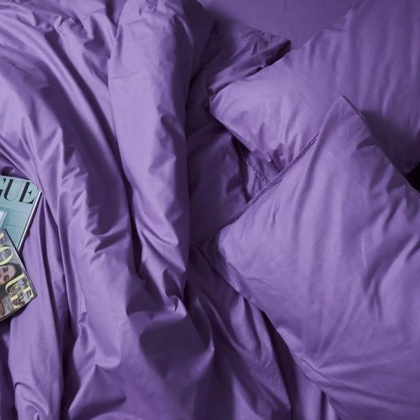 Фото - Комплект постельного белья Moon&Star Бязь Gold Люкс Violet Charm 160х220 нав. 2х40х60 (MS-820007335)