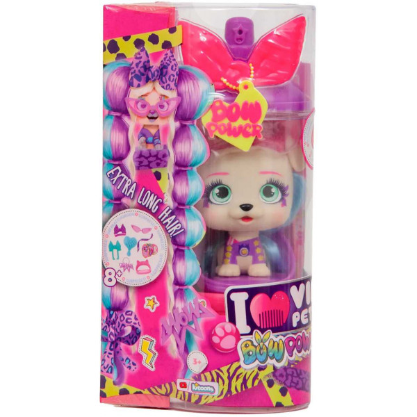 Фото - Игровая фигурка-сюрприз VIP Pets Модный любимец S6 BOW POWER - Гвен (714779)