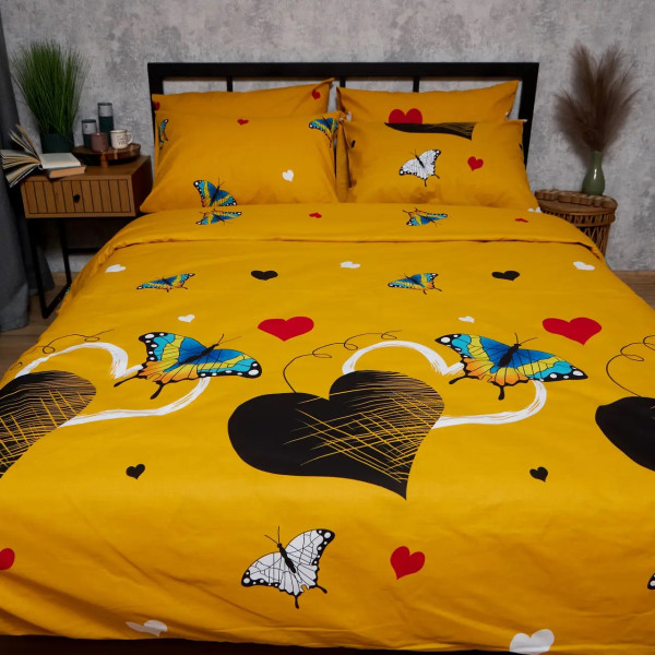 Фото - Пододеяльник двуспальный Moon&Star Бязь Gold Люкс Butterfly Bloom 175x210 см (MS-870001007)