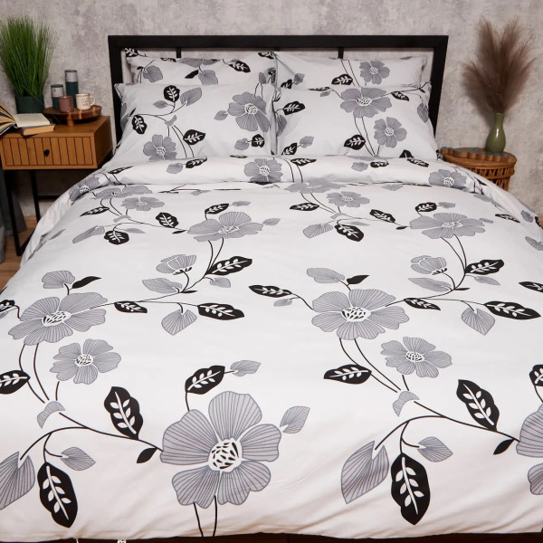 Фото - Пододеяльник полуторный Moon&Star Бязь Gold Люкс Misty Petals 143 x 210 см (MS-870001090)