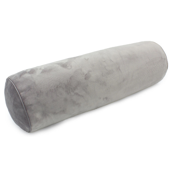 Фото - Подушка валик MirSon №8129 Velvet Line 28-0005 Ashen EcoSilk 60х16 см (2200006249146)