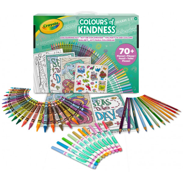Фото - Набор для рисования Crayola Colours Of Kindness, 70+ ед. (04-2941)