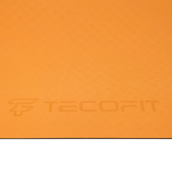 Фото - Коврик для йоги и фитнеса TECOFIT Dual Color TPE Mat 183х61х0.6 см Orange/Black (TOP18013825/4)