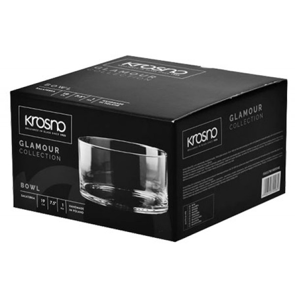 Фото - Салатник Krosno GLAMOUR 19 см (792989)