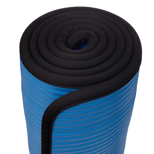 Фото - Коврик для йоги и фитнеса TECOFIT Коврик/мат TECOFIT NBR 183x61x1 см Blue-Black +чехол-сумка в подарок (TOP18124795/1)