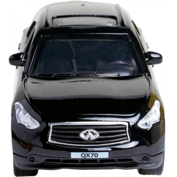 Фото - Коллекционная машинка 1:32 Technopark INFINITI QX70 (черный, 1:32) (QX70-BK)