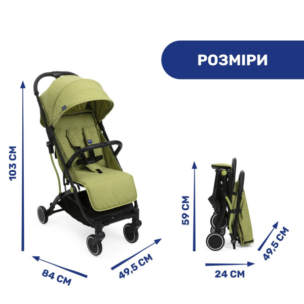 Фото - Коляска прогулочная Chicco Trolleyme Stroller (79865.55)