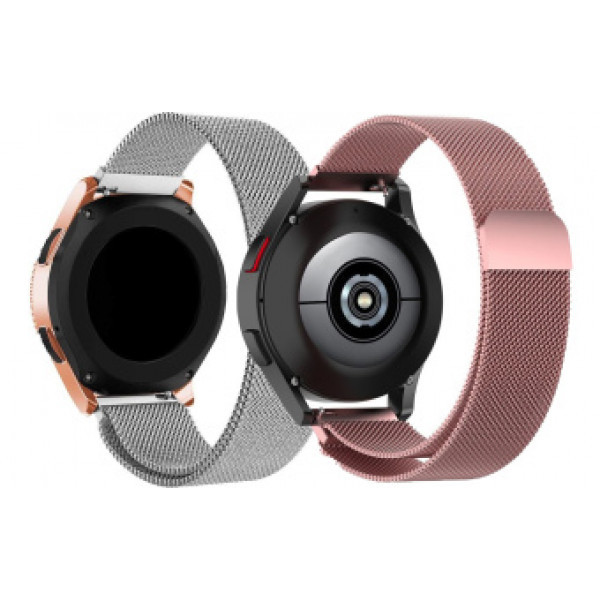 Фото - Ремешок для смарт-часов BeCover Milanese Style for Honor MagicWatch 2 (22mm)/Huawei Watch 3 Pro Classic 46mm Silver (707779)