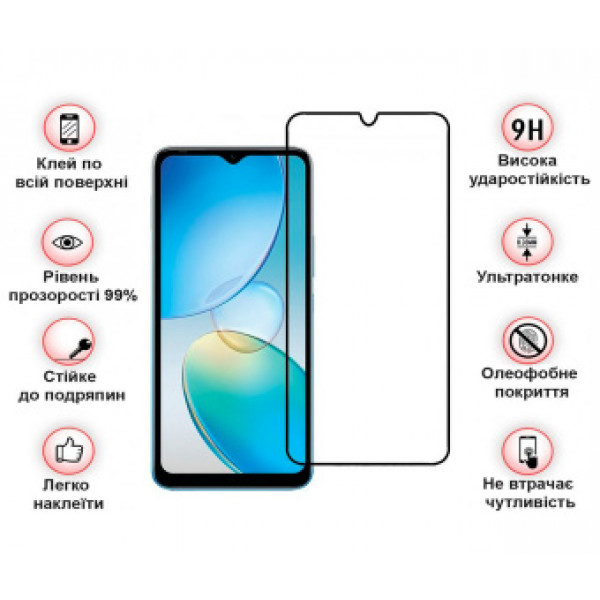 Фото - Защитное стекло для смартфона BeCover for Infinix Note 12 (X663D) Black (708142)