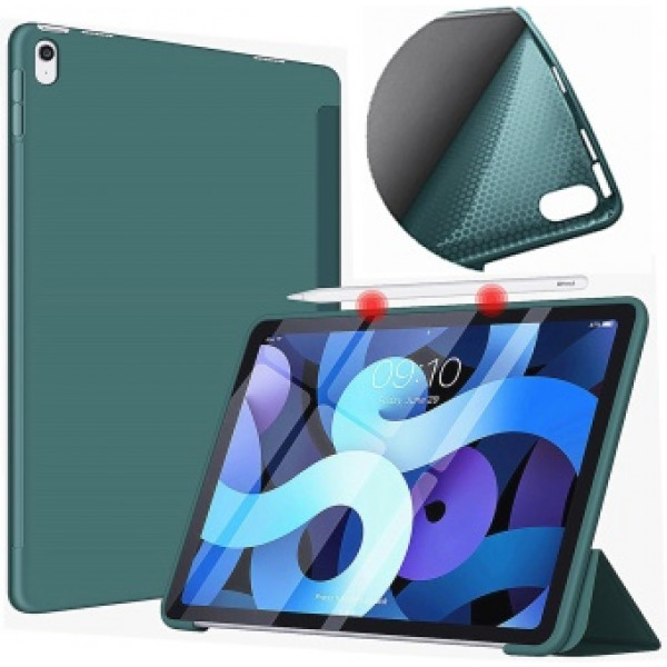 Фото - Чехол для планшета BeCover Tri Fold Soft TPU Silicone for Apple iPad Air 11'' (M2)/iPad Air 11'' (M3) Dark Green (711406)