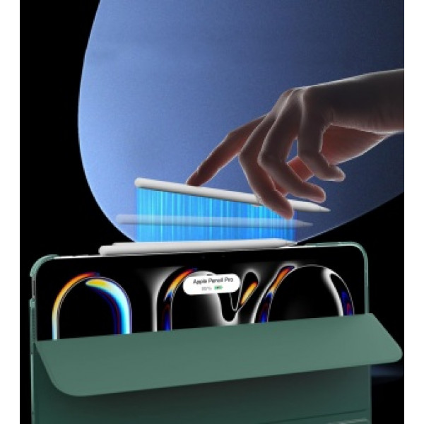 Фото - Чехол для планшета BeCover Tri Fold Hard for Apple iPad Pro 13'' M4 2024 Dark Green (711731)