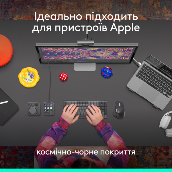 Фото - Мышь беспроводная Logitech MX Master 4 for Mac Performance Space Black (910-007577)