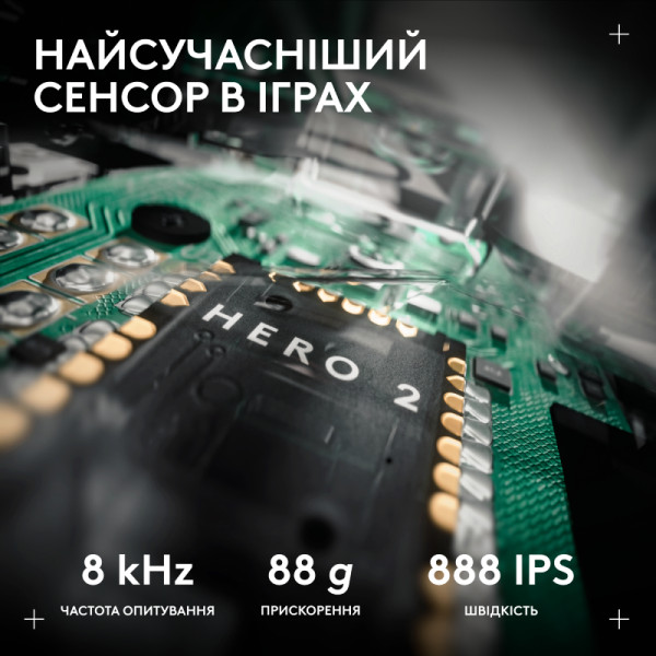 Фото - Мышь беспроводная игровая Logitech G PRO X2 Superstrike Lightspeed (910-007776)