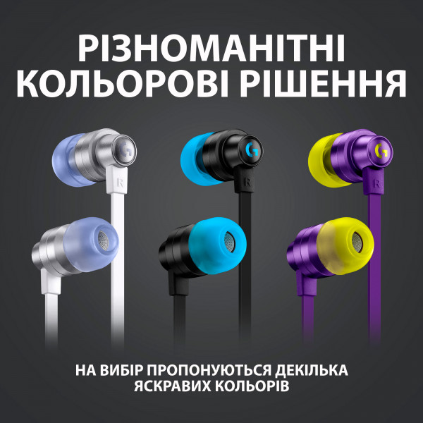 Фото - Наушники вкладыши проводные Logitech G333 Black (981-000924)