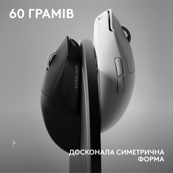 Фото - Мышь беспроводная игровая Logitech G PRO X SUPERLIGHT 2 SE LIGHTSPEED Wireless Gaming Mouse WHITE - 2.4GHZ (910-007556)