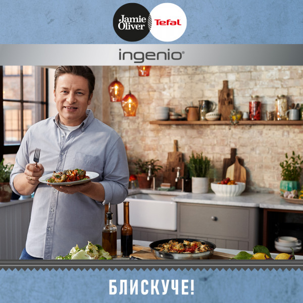 Фото - Набор сковород со съемной ручкой Tefal L9569053 Ingenio Jamie Oliver 3 пр