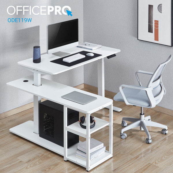 Фото - Стол компьютерный OfficePro ODE119W