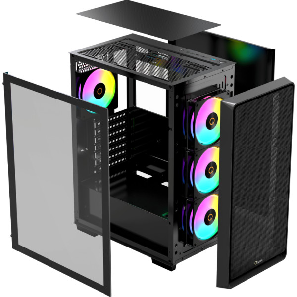 Фото - Корпус OCYPUS ATX W/O PSU GAMMA C60 BK ARGB (GAMMA-C60-BKG400XX-GL)