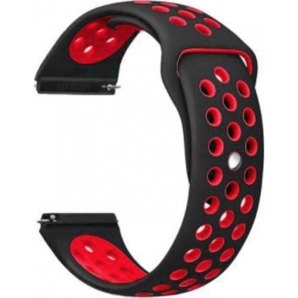 BeCover Nike Style for Nokia Withings Steel Steel HR Black Red 705767 COMFY