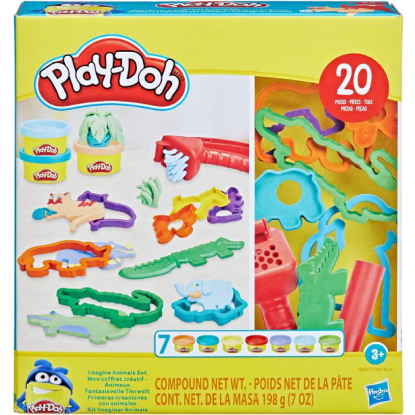 Фото - Наборы для лепки Hasbro Play Doh Креативные коллекции IMAGINE ANIMALS SET (F7384_F8161)