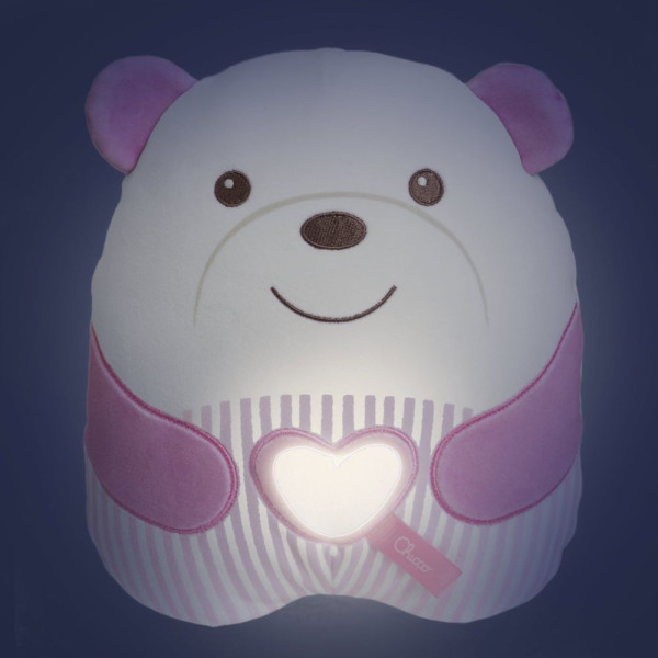 Фото - Интерактивная игрушка Chicco мягкая музыкальная Успокаивающий медвежонок Розовая (12266.10)