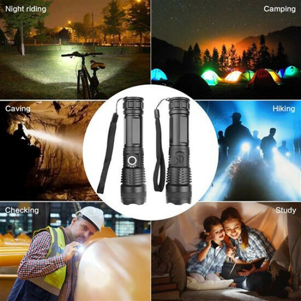 Фото - Фонарь аккумуляторный Solight WN34 LED flash light1000lm,2800mAh