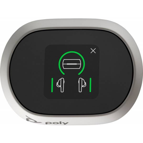 Фото - Наушники вкладыши беспроводные TWS Poly Voyager Free 60+ Earbuds + BT700A + TSCHC White (7Y8G5AA)