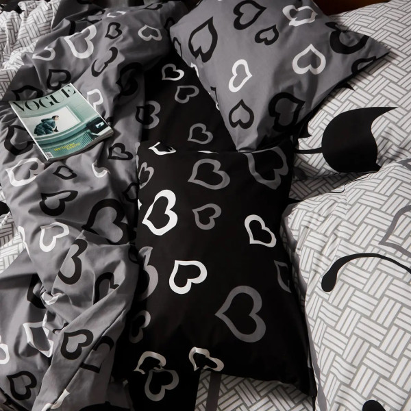 Фото - Комплект постельного белья Moon&Star Бязь Gold Люкс Feline Romance 160х220х2 (MS-820009235)