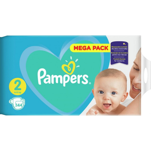 Фото - Одноразовые подгузники Pampers New Baby Mini Размер 2 (4-8 кг), 144 шт. (8001090950772)