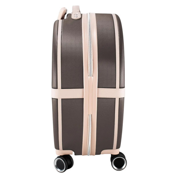 Фото - Чемодан Semi Line M Brown/Pink Cream (T5673-3)