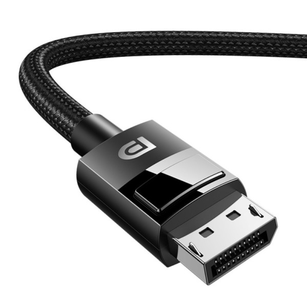 Фото - Кабель UGREEN DP114 DP 1.4 Male to Male Plastic Case Braided Cable 5m Black (80394)