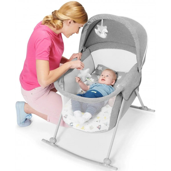 Фото - Колыбель-люлька Kinderkraft Lovi Grey (KKLLOVIGRY0000)