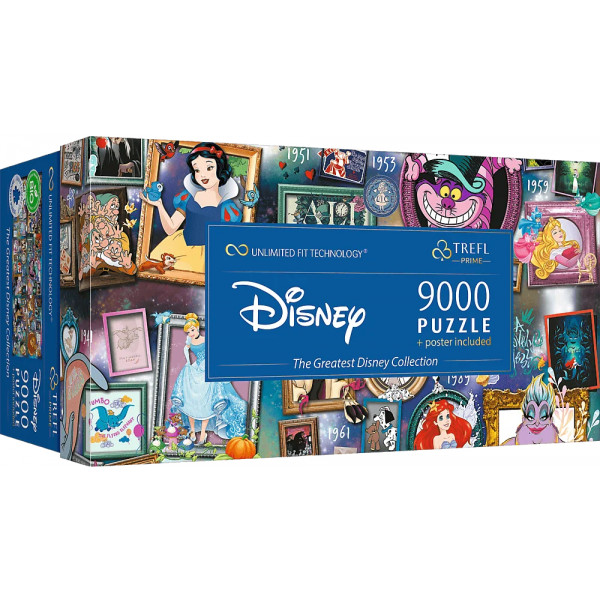 Фото - Пазлы (8+) Trefl Безграничная коллекция: "Самая большая коллекция Disney" (9000 элм.)(81020)