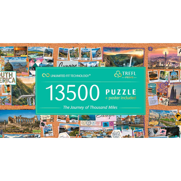 Фото - Пазлы (8+) Trefl 13500 UFT Путешествие тысячи миль (10257)