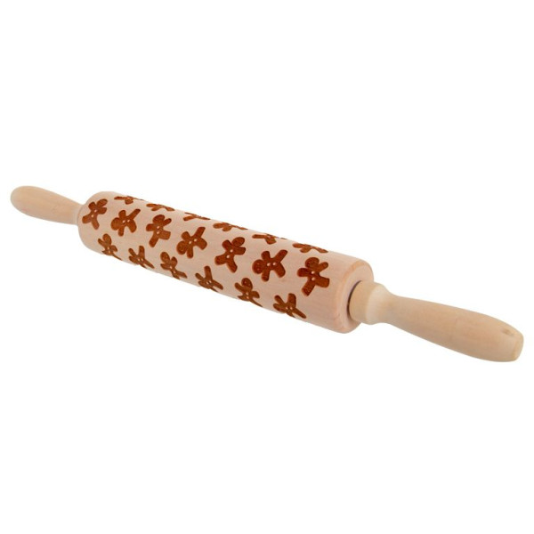 Фото - Скалка Lefard Имбирный человечек 39 см (815-052)