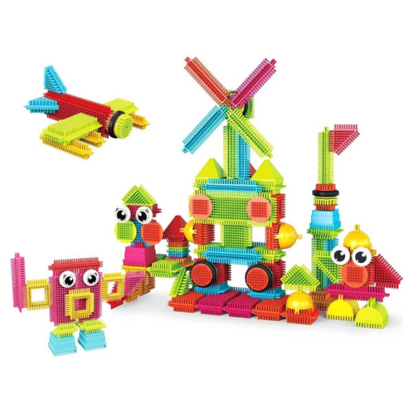 Фото - Пластиковый конструктор Picasso Tiles HEDGEHOG BUILDING BLOCKS SET 112 деталей (22631)