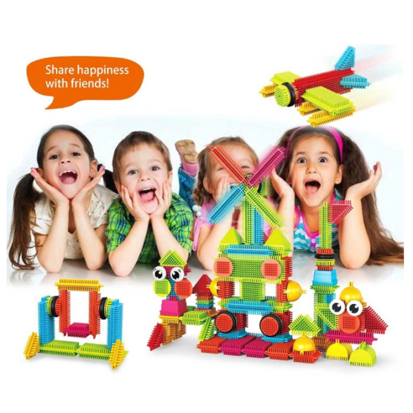 Фото - Пластиковый конструктор Picasso Tiles HEDGEHOG BUILDING BLOCKS SET 112 деталей (22631)