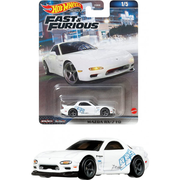Фото - Коллекционная машина Hot Wheels Mazda RX-7 FD серии "Форсаж" (HNW46/HKD22)