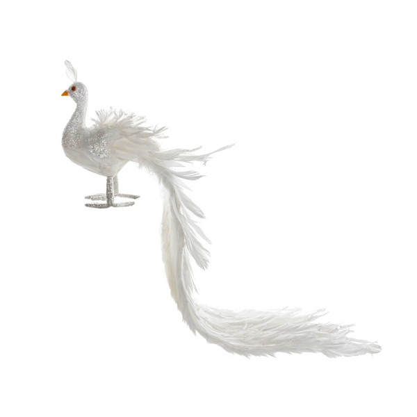 Фото - Декор New Year Lefard Павлин 75 см белый (822-049)