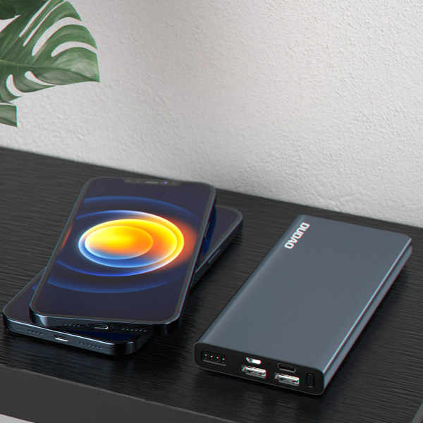 Фото - Батарея мобильная Dudao Powerbank K5 PRO 10.000mAh Silver (82325)