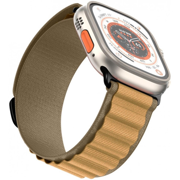 Фото - Ремешок для смарт-часов Armorstandart Alpina Band for Apple Watch 49/46/45/44/42 (Series 1-3) Tan (ARM82565)