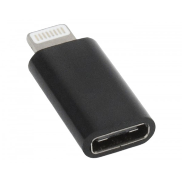 Фото - Переходник Cablexpert USB Type-C - Lightning (F/M) Black (A-USB-CF8PM-01)