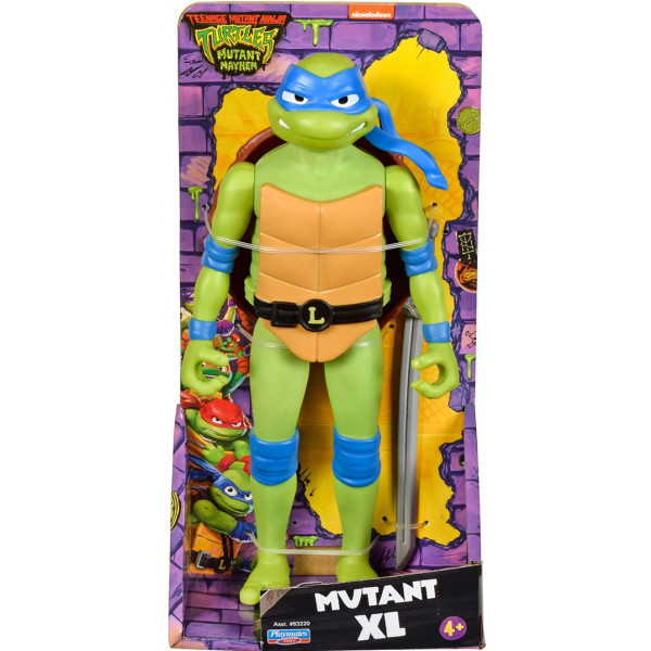 Фото - Коллекционная фигурка TMNT «Черепашки-Ниндзя Мovie III» XL – Леонардо (83221)