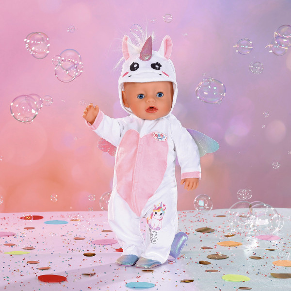 Фото - Одежда и аксессуары для куклы Baby Born КОМБИНЕЗОНЧИК ЕДИНОРОГА (43 cm) (83936)