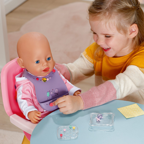 Фото - Одежда и аксессуары для куклы Baby Born серии Pinplay – СТИЛЬНОЕ КОРМЛЕНИЕ (837221)