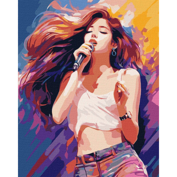 Фото - Картина по номерам Ideyka Волшебный голос 40х50 см (KHO8377)