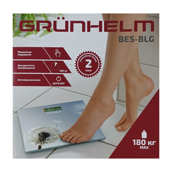 Фото - Весы напольные Grunhelm BES-BLG
