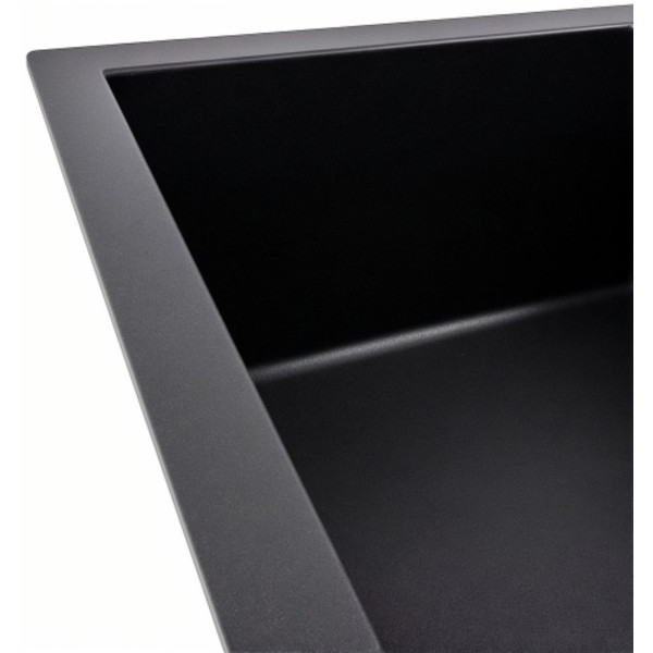 Фото - Мойка кухонная VALESO 6550 LOTOS матовая Чорная